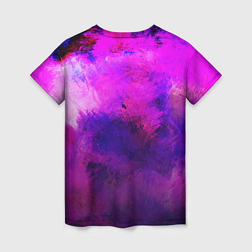 Женская футболка Космонавт красочный / 3D-принт – фото 2