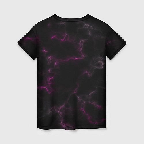 Женская футболка Black pink / 3D-принт – фото 2