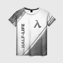 Женская футболка Half-Life - white gradient вертикально