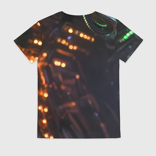 Женская футболка Злой Чужой / 3D-принт – фото 2