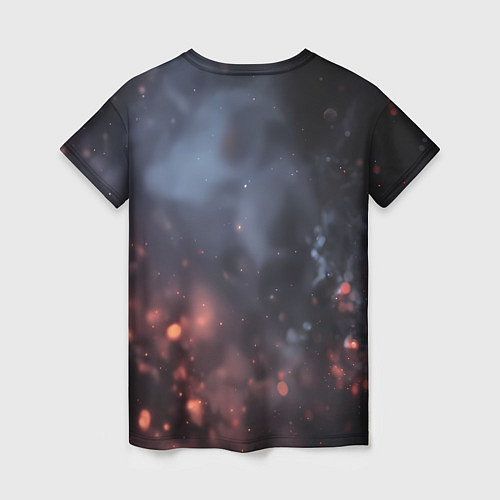 Женская футболка Голова Чужого из космоса / 3D-принт – фото 2