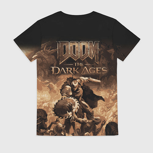 Женская футболка Doom the dark ages / 3D-принт – фото 2