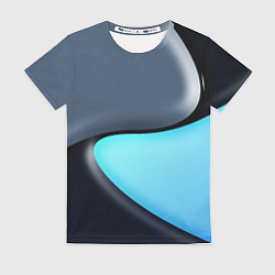 Футболка женская Разноцветный, цвет: 3D-принт