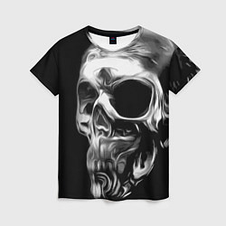 Женская футболка Стилизованный череп