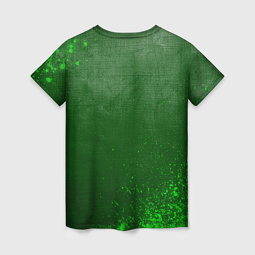 Женская футболка Need for Speed - green gradient / 3D-принт – фото 2