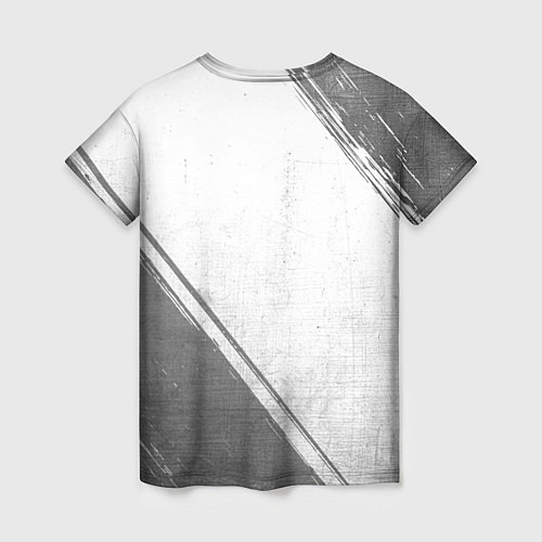 Женская футболка Manowar - white gradient вертикально / 3D-принт – фото 2