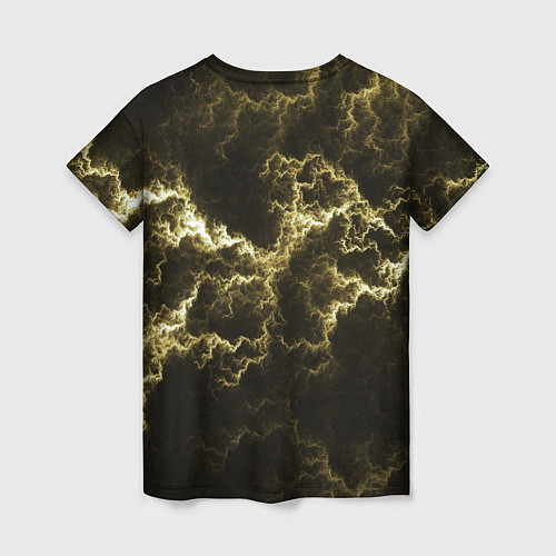 Женская футболка Lightning yellow / 3D-принт – фото 2