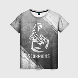 Футболка женская Scorpions - grey gradient, цвет: 3D-принт