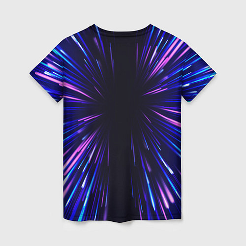 Женская футболка Dead Space neon energy / 3D-принт – фото 2