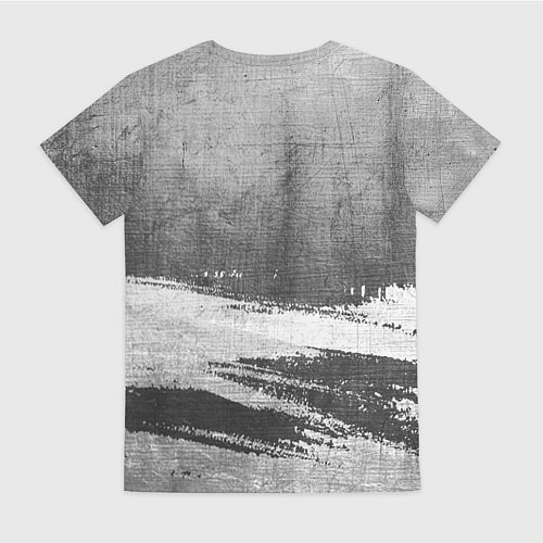 Женская футболка Nine Inch Nails - grey gradient посередине / 3D-принт – фото 2