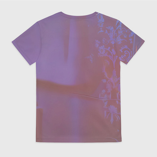 Женская футболка Девушка - черная кошка / 3D-принт – фото 2