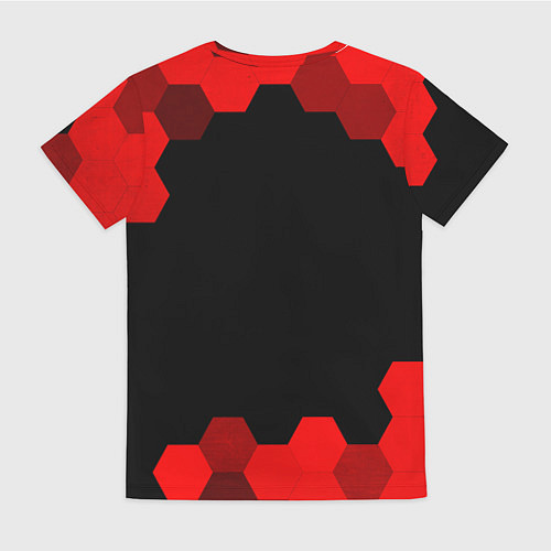 Женская футболка Dota - red gradient / 3D-принт – фото 2