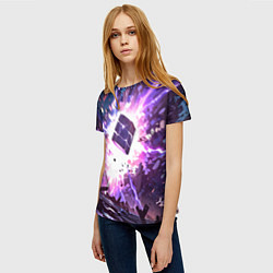 Футболка женская Магический куб, цвет: 3D-принт — фото 2