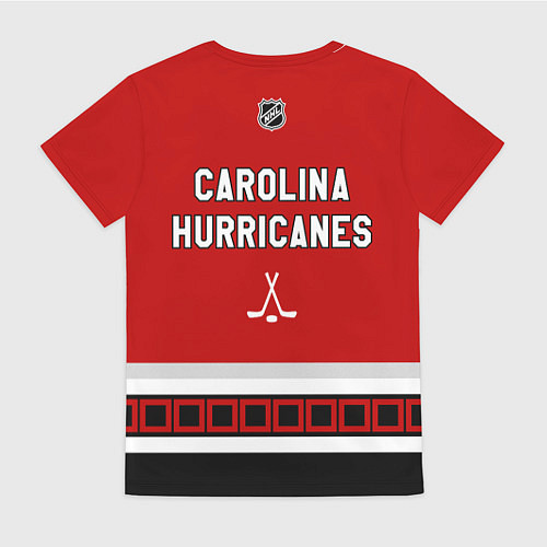 Женская футболка Carolina Hurricanes - NHL team / 3D-принт – фото 2