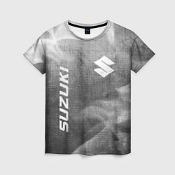 Футболка женская Suzuki - grey gradient вертикально, цвет: 3D-принт