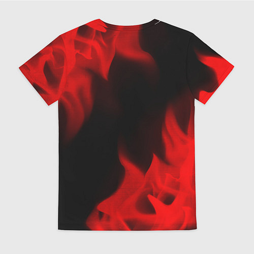 Женская футболка Mini - red gradient / 3D-принт – фото 2