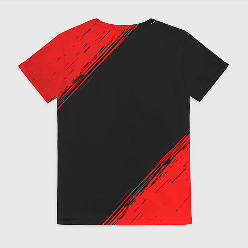 Женская футболка GTA - red gradient / 3D-принт – фото 2