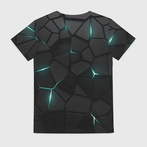 Женская футболка Анахайм Дакс - плиты с подсветкой / 3D-принт – фото 2