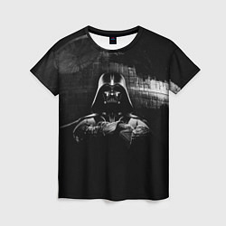 Женская футболка Звёздные войны звезда смерти вейдера