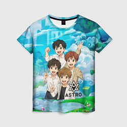 Женская футболка Astro в аниме стиле