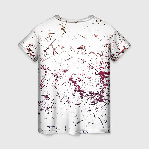 Женская футболка Лазарь аниме надпись гранж / 3D-принт – фото 2