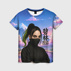 Женская футболка Ниндзя Билли Айлиш