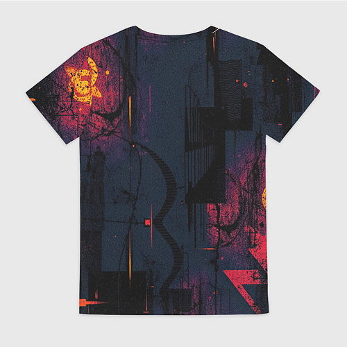 Женская футболка Магический лисёнок / 3D-принт – фото 2