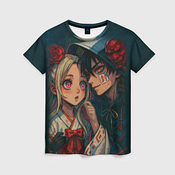 Женская футболка Нэнэ и Амане Ханако кун