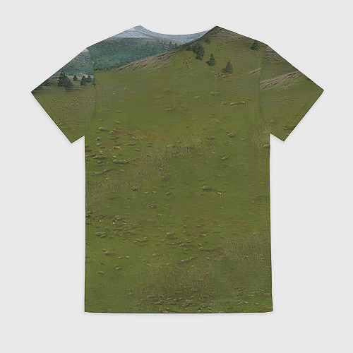 Женская футболка HOMM3 Dragons Battle 1 / 3D-принт – фото 2