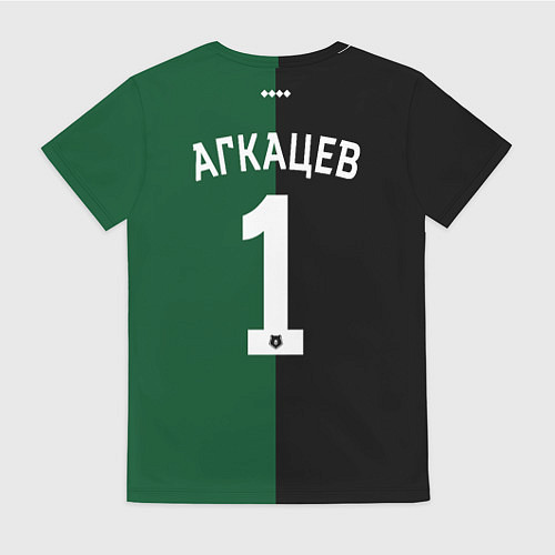 Женская футболка Агкацев - ФК Краснодар / 3D-принт – фото 2