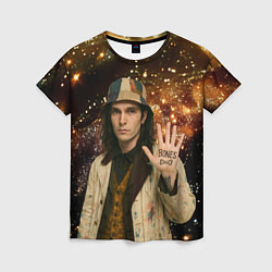 Футболка женская Bones в панаме, цвет: 3D-принт