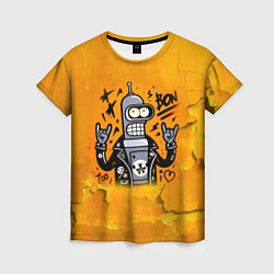 Женская футболка Cool Bender - graffiti
