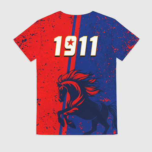 Женская футболка ФК ЦСКА 1911 / 3D-принт – фото 2