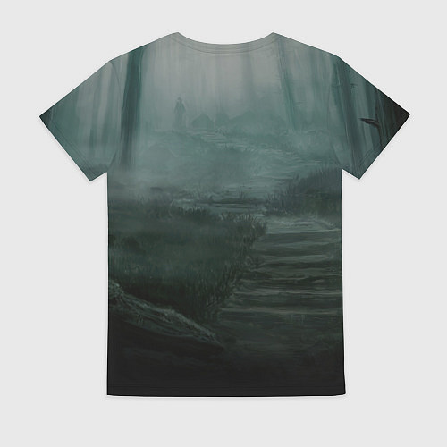 Женская футболка Bones арка из костей / 3D-принт – фото 2