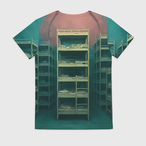 Женская футболка Игрок 218 из Игры в кальмара / 3D-принт – фото 2