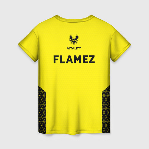 Женская футболка Flamez - Vitality CS2 / 3D-принт – фото 2