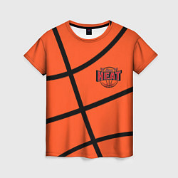 Женская футболка Майами Хит - баскетболная разметка