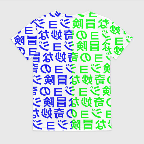 Женская футболка Pokemon japan pattern / 3D-принт – фото 2