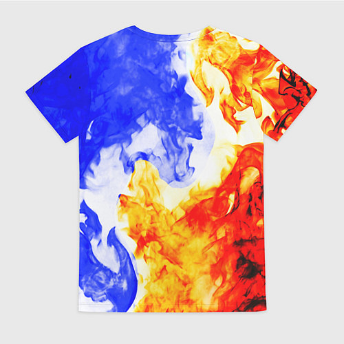 Женская футболка Doom битва огня / 3D-принт – фото 2