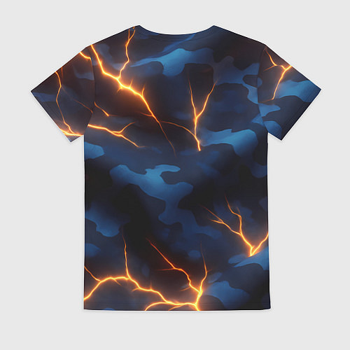 Женская футболка Объемные буквы ВМФ / 3D-принт – фото 2