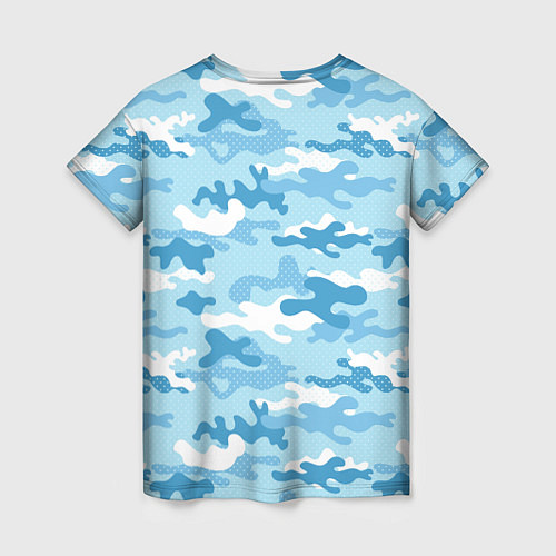 Женская футболка ВМФ злой медведь с автоматом / 3D-принт – фото 2