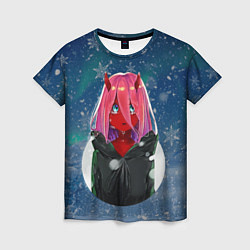 Футболка женская Anime XX Zero Two Kid, цвет: 3D-принт