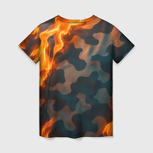 Женская футболка Медведь у штурвала МВФ / 3D-принт – фото 2