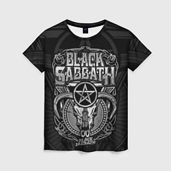 Женская футболка Black Sabbath - goat skull