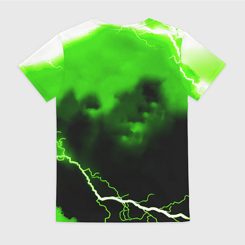 Женская футболка Doom шторм кислотное лого / 3D-принт – фото 2
