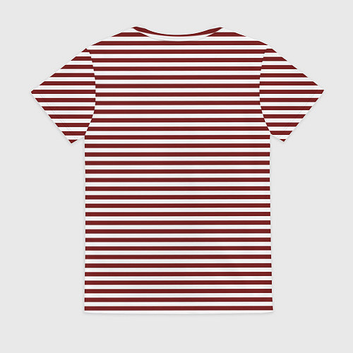 Женская футболка Тельняшка спецназовца / 3D-принт – фото 2