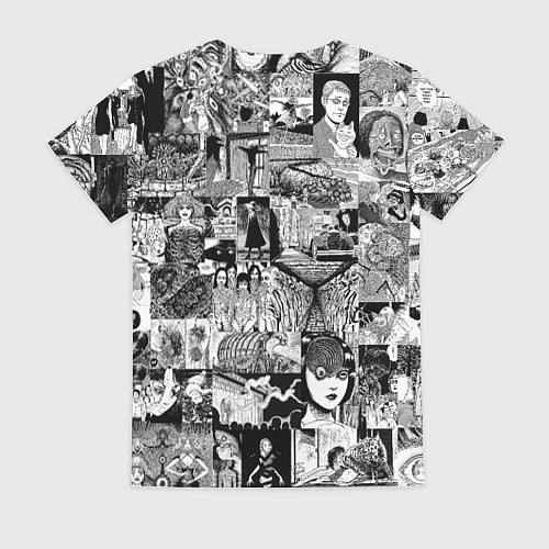 Женская футболка Horror World of Junji Ito / 3D-принт – фото 2