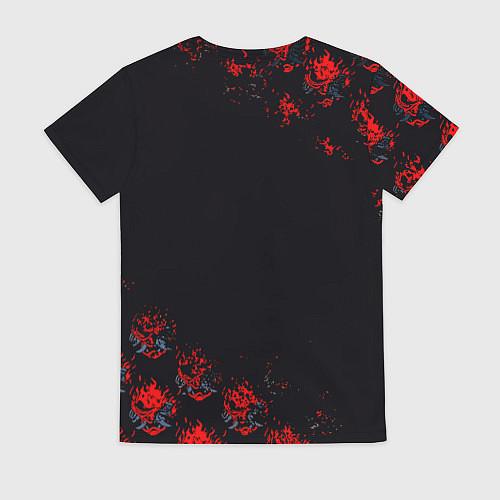 Женская футболка Doom cyberpunk / 3D-принт – фото 2