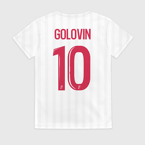 Женская футболка Головин домашняя форма Монако 2025 2026 / 3D-принт – фото 2