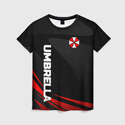 Футболка женская Umbrella - спорт, цвет: 3D-принт